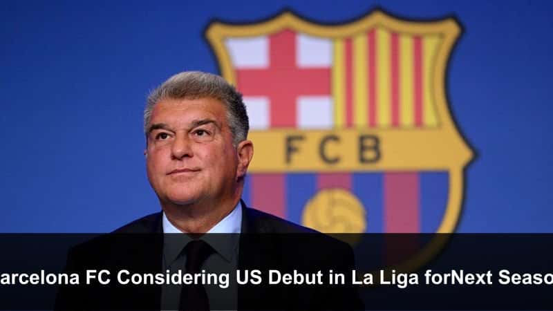 Image générée automatiquement pour l'article: Barcelona FC Considering US Debut in La Liga for Next Season